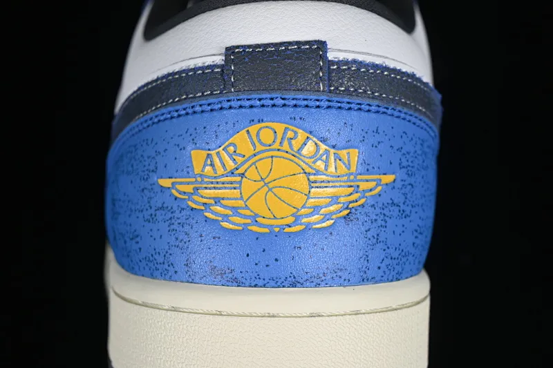 All categories Air Jordan Jordan series basketball shoes Air Jordan 1 Low Air Jordan 1 Low "Flight Vintage" AJ1 Joe 1 distressed white and blue FV8439-104